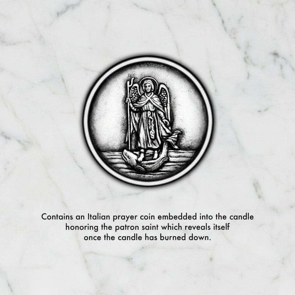 The "Saint Raphael - Patron Saint of Healing" Special Edition Candle