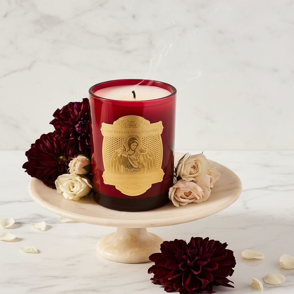 The "Saint Raphael - Patron Saint of Healing" Special Edition Candle