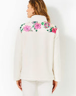 The "Wallen" Sherpa Half Zip Jacket by Lilly Pulitzer