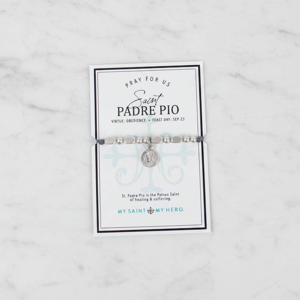 The "Saint Padre Pio Little Saints" Bracelet by My Saint My Hero
