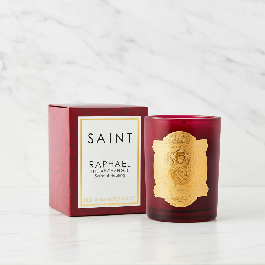 The "Saint Raphael - Patron Saint of Healing" Special Edition Candle