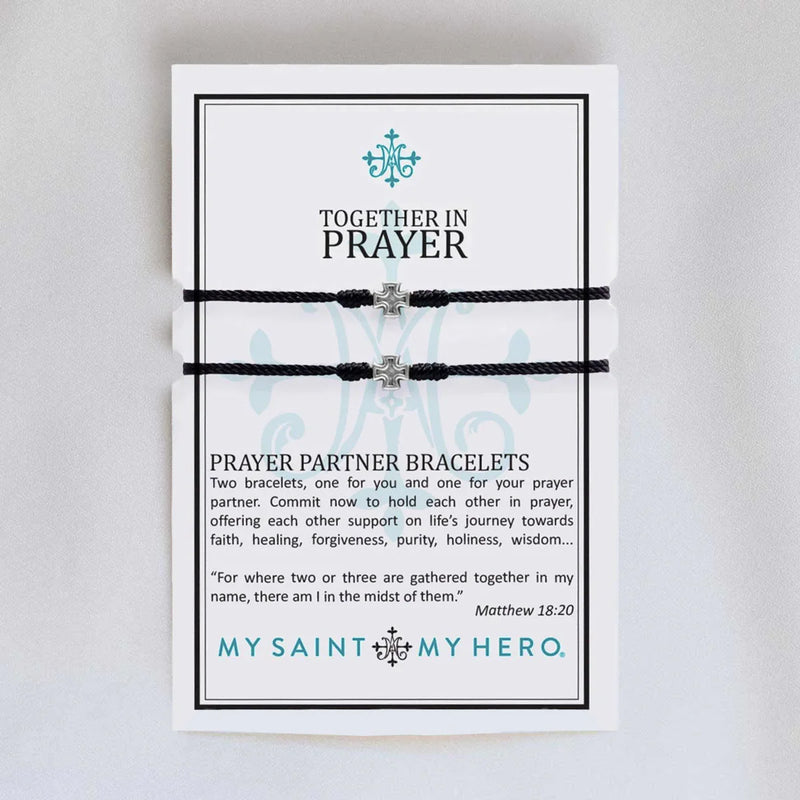 The "Together in Prayer" Bracelet Set by My Saint My Hero