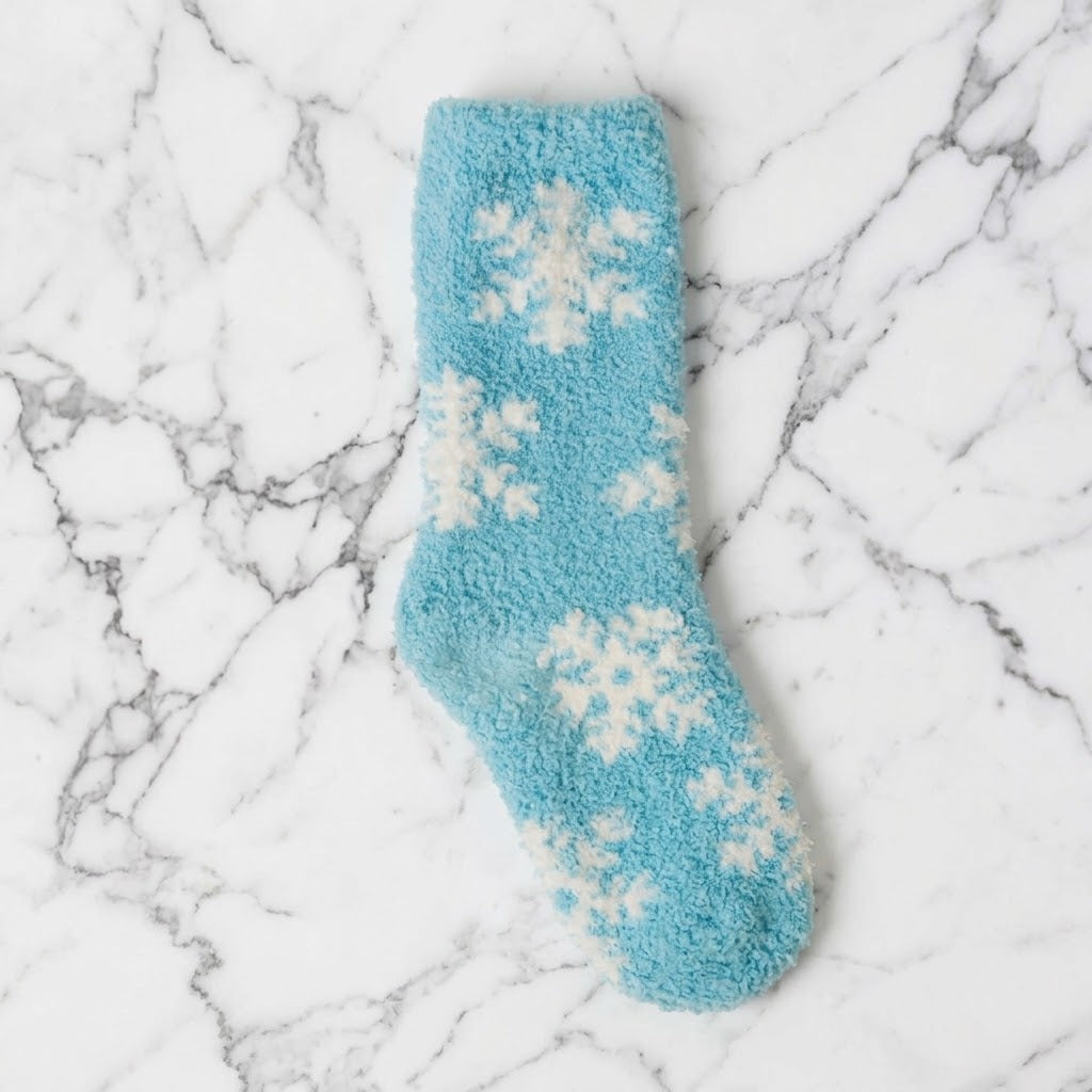 The "Snowflake" Cozy Socks