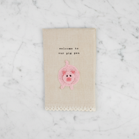 The "Farm Animal" Crochet Decorative Towel