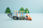 The "Hanukkah Express" Menorah Train Set