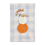 The "Crocheted" Pumpkin Dish Towel