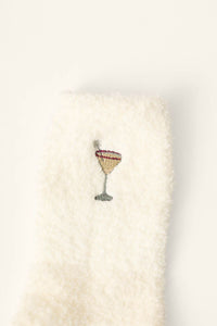 The "Merry Martini" Cozy Socks