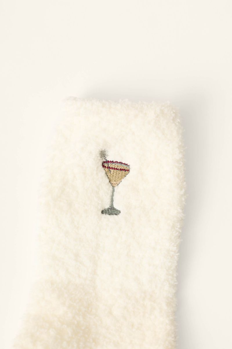 The "Merry Martini" Cozy Socks