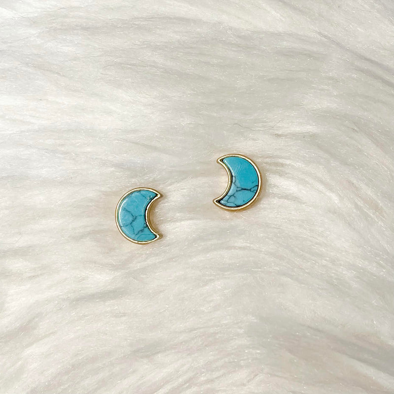 The "Turquoise Moon" Earrings