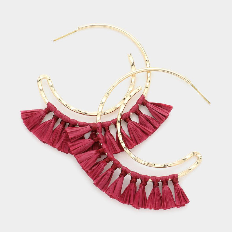 The "Cranberry Craze" Earrings