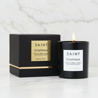 The "Saint Dymphna - Patron Saint of Stress, Anxiety, and Mental Health" Candle
