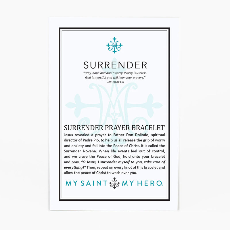 The "Surrender Prayer" Bracelet by My Saint My Hero