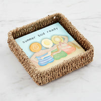 The "Summer" Napkin and Basket Set