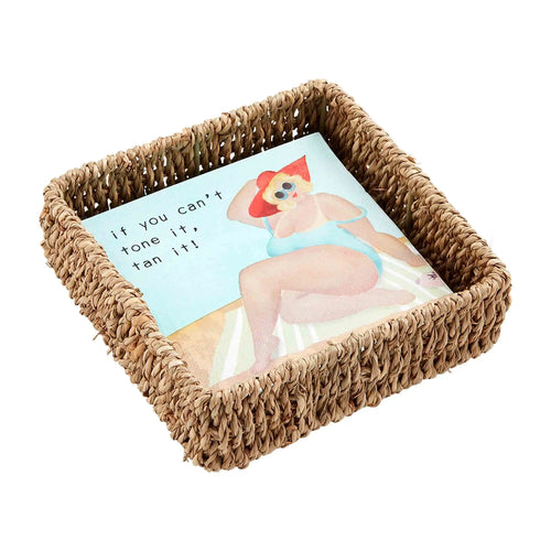 The "Summer" Napkin and Basket Set