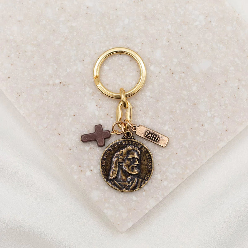 The "Let Go Let God" Key Ring by My Saint My Hero