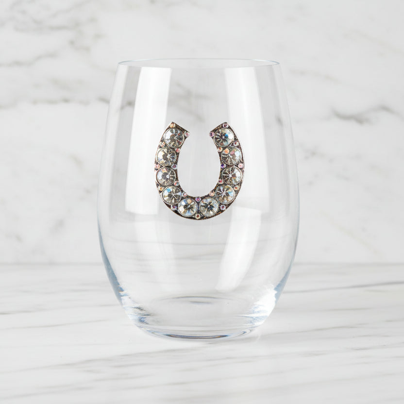 The "Horseshoe" Stemless Wineglass