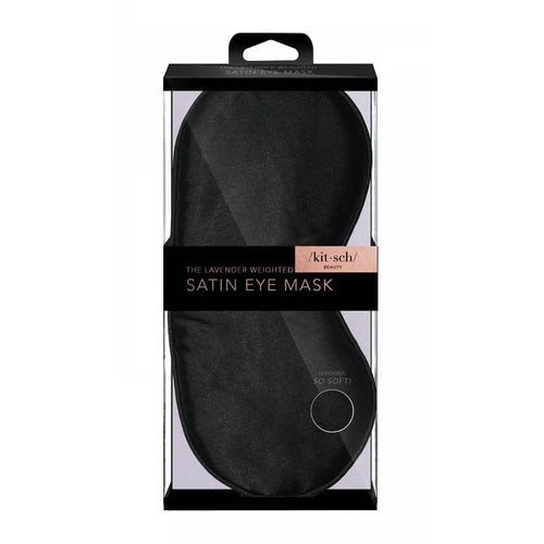 The "Lavender Weighted" Satin Eye Mask by Kitsch