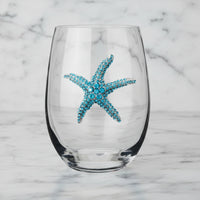 The "Starfish" Stemless Wineglass