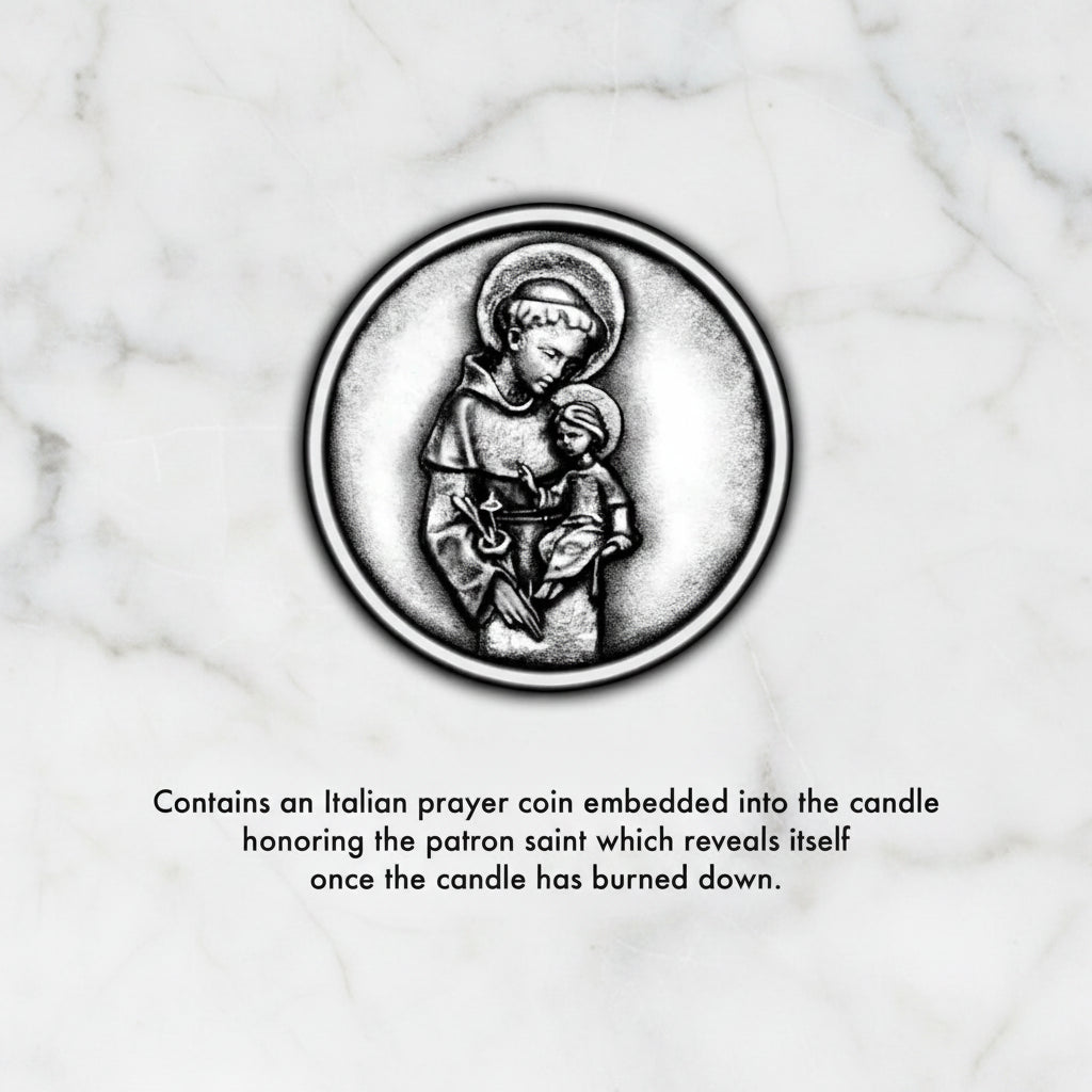 The "Saint Anthony - Patron Saint of Finding Love and Lost Articles" Candle