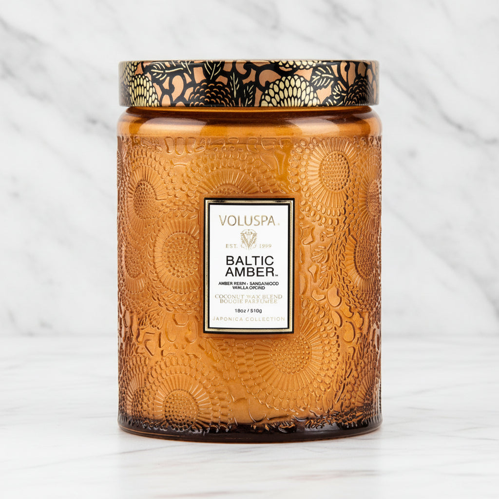 The "Baltic Amber" Collection by Voluspa