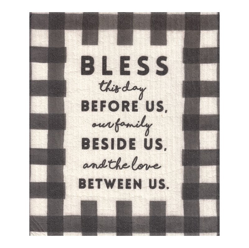 The "Bless This Day" Organic Dish Cloth