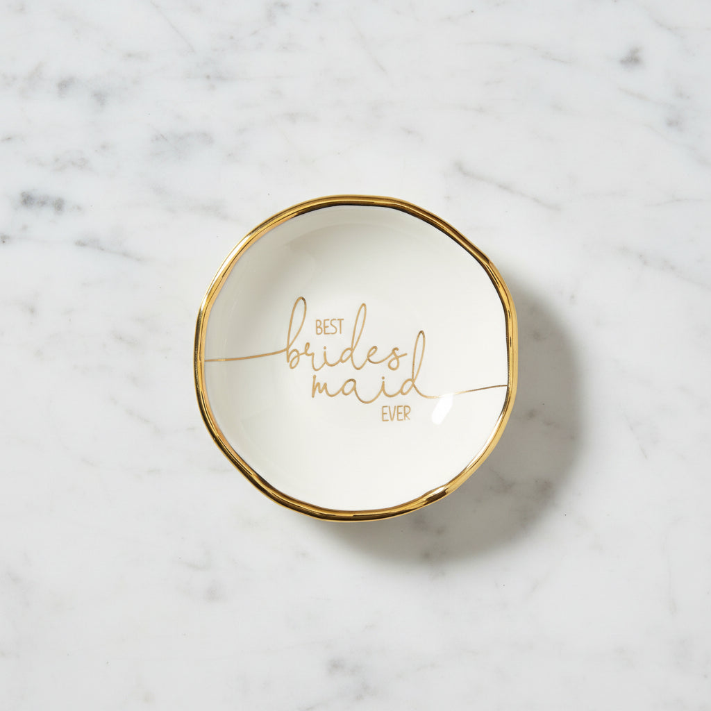 The "Best Bridesmaid" Jewelry Dish