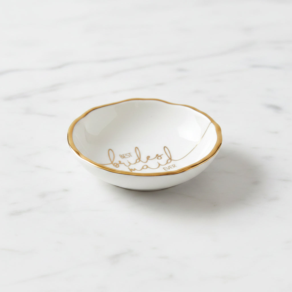 The "Best Bridesmaid" Jewelry Dish