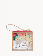 The "Florida" Clear Beach Wristlet by Spartina 449