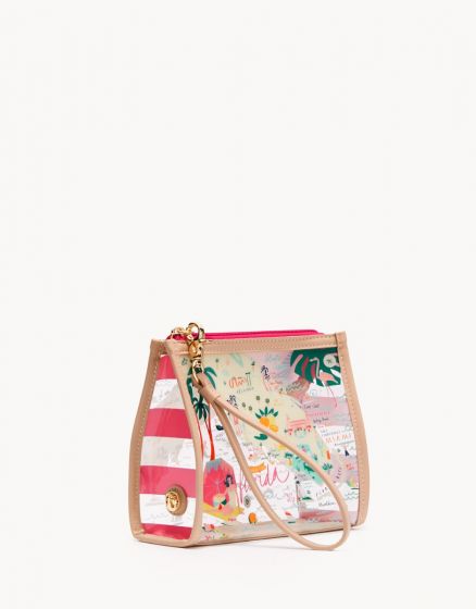 The "Florida" Clear Beach Wristlet by Spartina 449