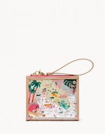 The "Florida" Clear Beach Wristlet by Spartina 449