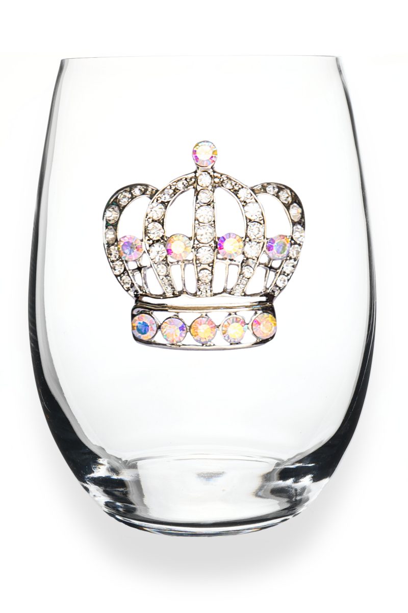 The "Queenie" Stemless Wine Glass