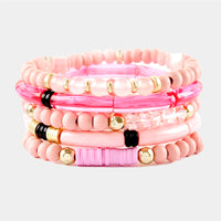 The "Flamingo Inspired" Bracelet Set