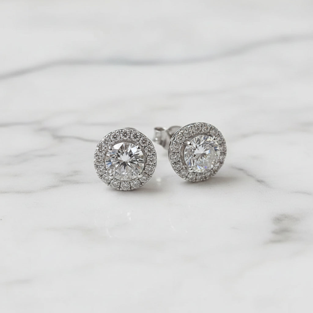 The "Halo Sparkle" Earrings