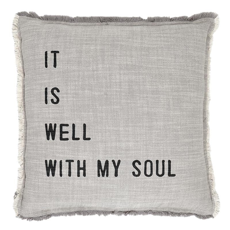 The "It is Well with My Soul" Pillow