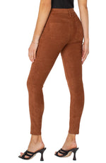 The "Abby" Ankle Skinny Faux Suede Pants
