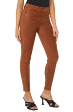 The "Abby" Ankle Skinny Faux Suede Pants