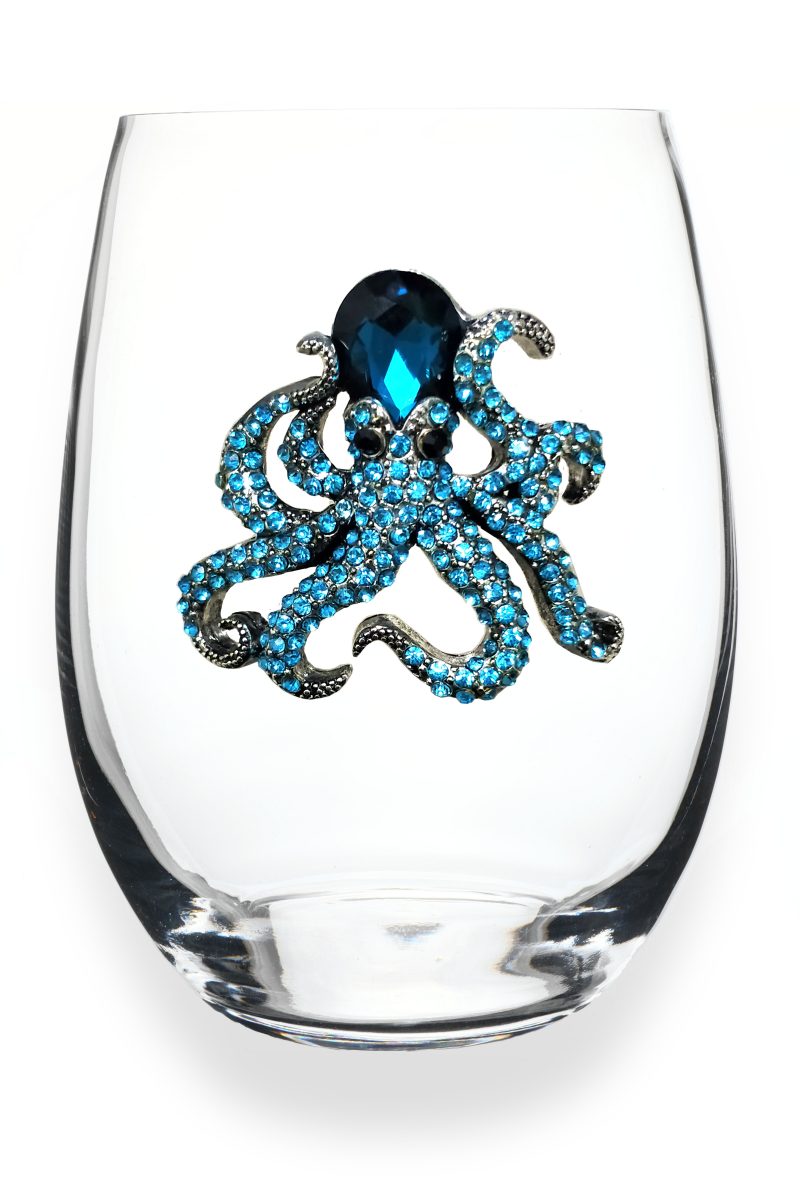 The "Octopus" Stemless Wine Glass