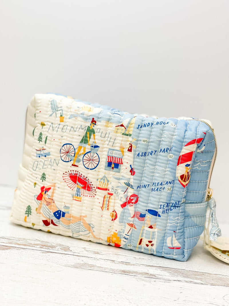 The "Down the Shore" Quilted Cosmetic Bag by Spartina 449