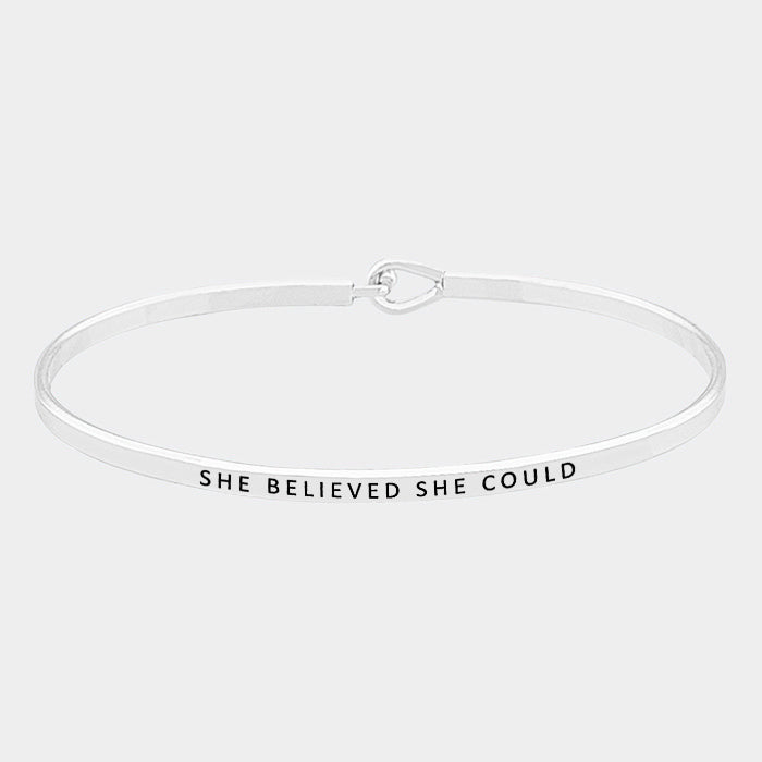 The "She Believed She Could" Bracelet