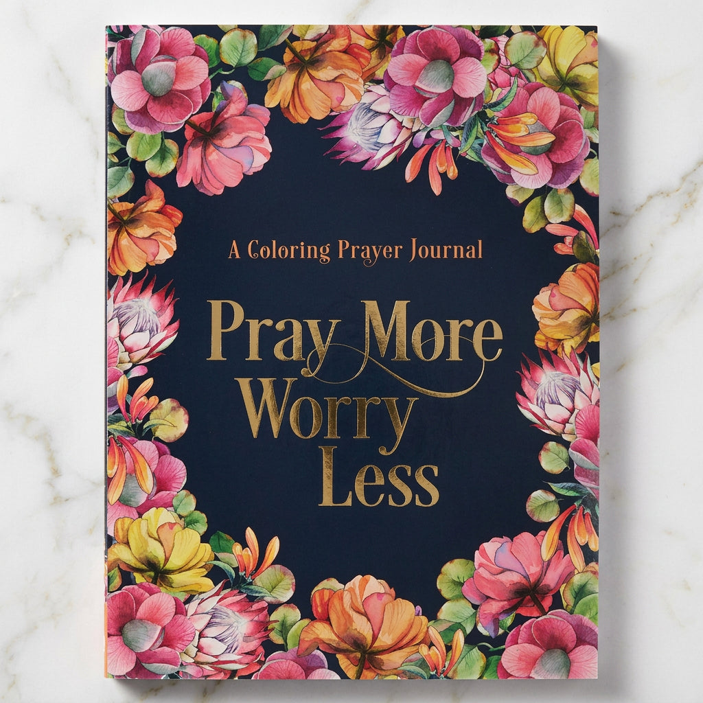 The "Pray More Worry Less" Coloring Journal