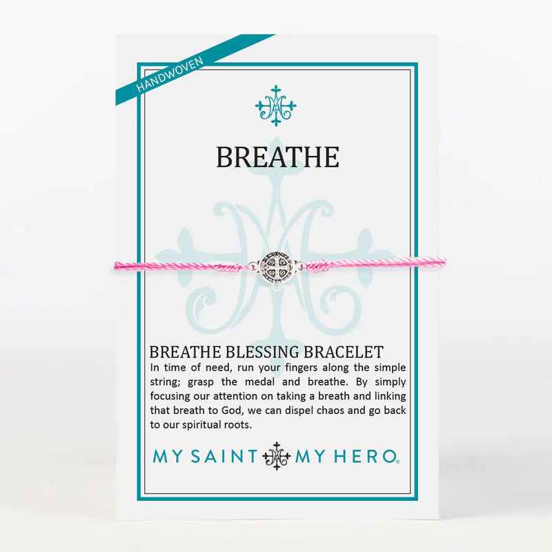 The "Breathe Blessings" Bracelet by My Saint My Hero