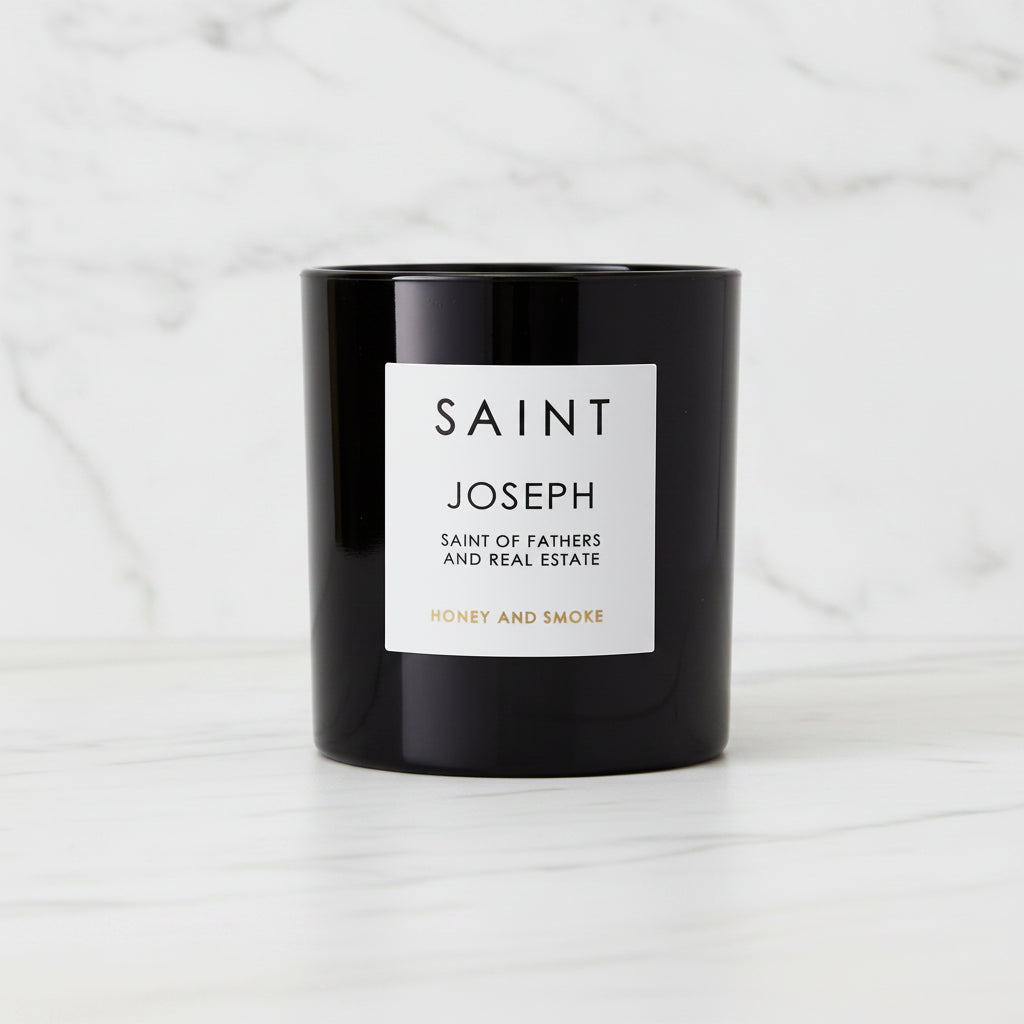 The "Saint Joseph - Patron Saint of Fathers and Real Estate" Candle