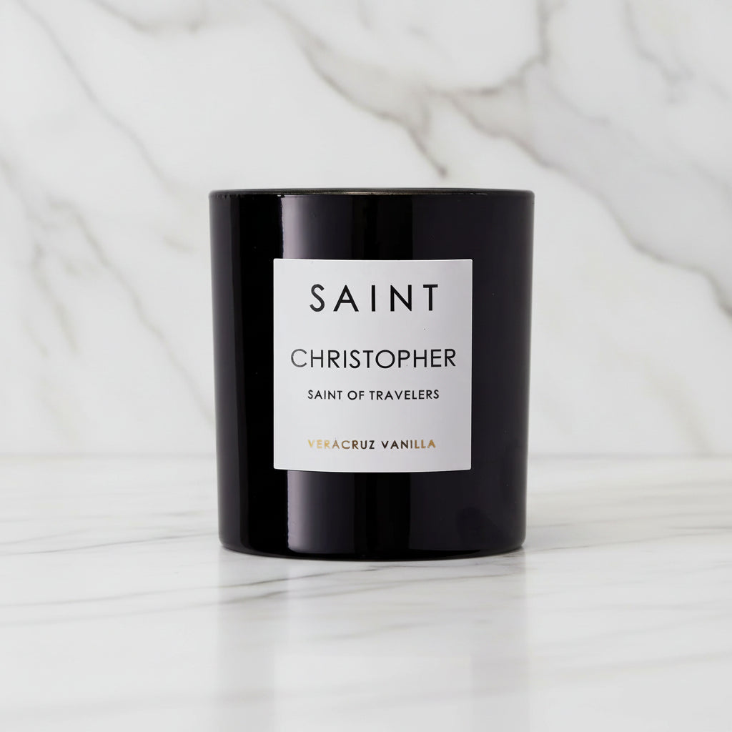 The "Saint Christopher - Patron Saint of Travelers" Candle
