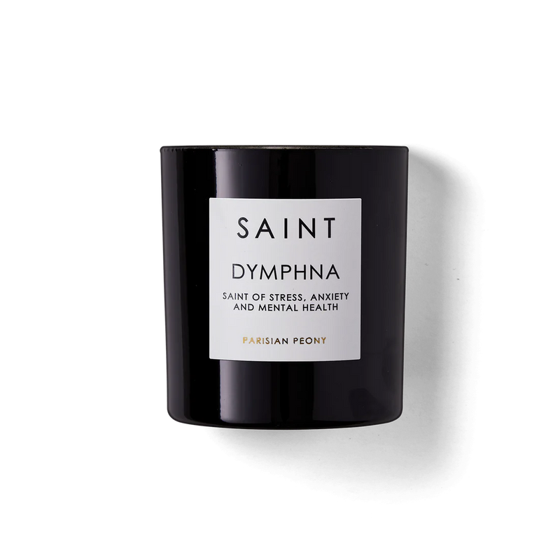The "Saint Dymphna - Patron Saint of Stress, Anxiety, and Mental Health" Candle
