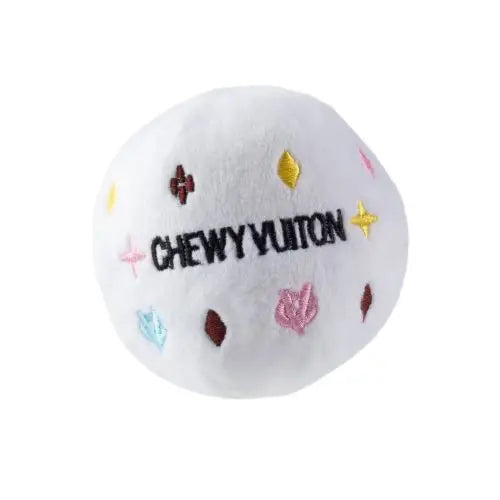 The "Chewy Vuiton" Ball Dog Toy