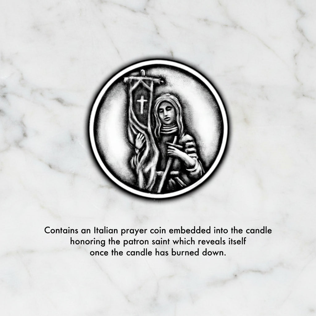 The "Saint Joan of Arc - Patron Saint of Fearless Women" Candle