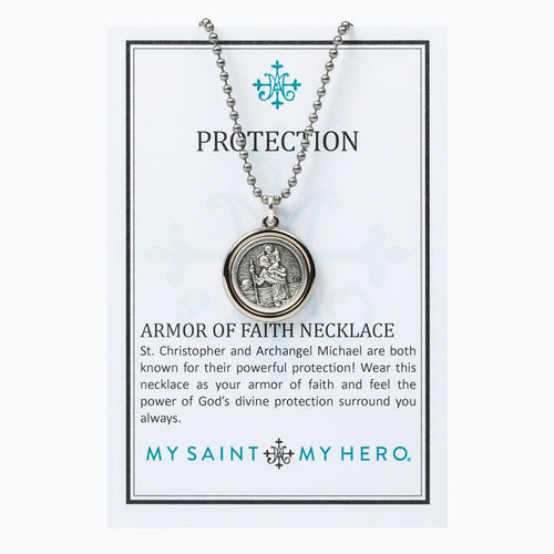 The "Protection Armor of Faith" Necklace by My Saint My Hero