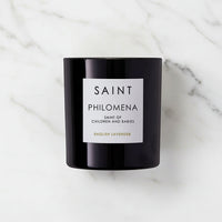 The "Saint Philomena - Patron Saint of Children and Babies" Candle