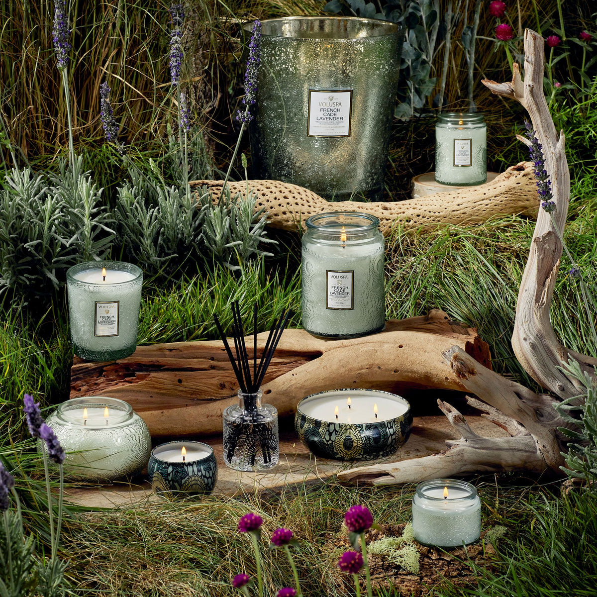 The "French Cade Lavender" Collection by Voluspa